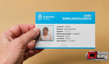 Mercedes: informan que ya están disponibles los Carnets de Manipulación de Alimentos