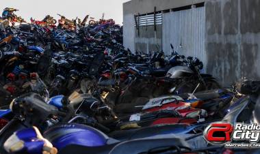 Mercedes: avanzan los preparativos para el remate público de motos secuestradas por la Municipalidad
