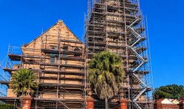 Mercedes: avanzan las obras de puesta en valor en la Iglesia Nuestra Señora de las Mercedes