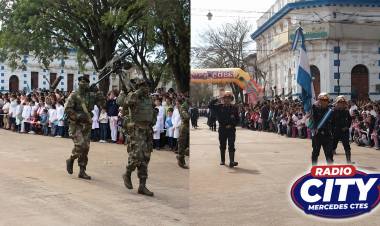 Mercedes: los actos patrios vuelven a realizarse en la Plaza 25 de Mayo