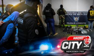Mercedes: Allanamientos por narcotráfico y sospechas de delivery de cocaína