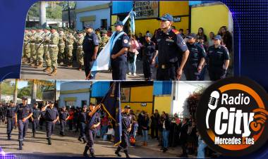 Mercedes homenajeó a los Bomberos Voluntarios en su día