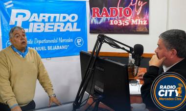 Mercedes: Joaquín Vilavedra habló con Radio City tras asumir al frente del Partido Liberal