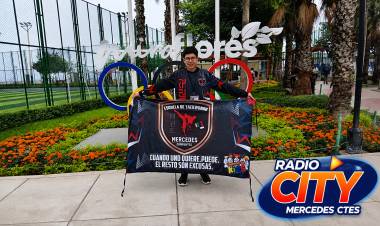Merecedes: El mercedeño Marcos Gómez competirá en el Sudamericano de Taekwondo en Perú.