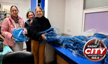 Mercedes: valioso gesto solidario para la Maternidad del Hospital Las Mercedes