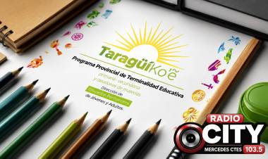 Mercedes: abren las inscripciones para terminar la secundaria con el programa Taragüí Ko'
