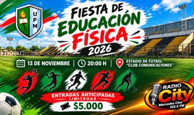Mercedes: la UPM prepara su gran Fiesta de Educación Física 2026 en el estadio del Club Comunicaciones