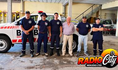 Mercedes: cinco bomberos voluntarios viajaron a Buenos Aires para participar de una capacitación internacional