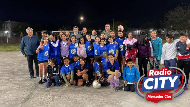 Mercedes: renovaron la iluminación del Club Paso de los Andes y celebraron junto a socios y colaboradores