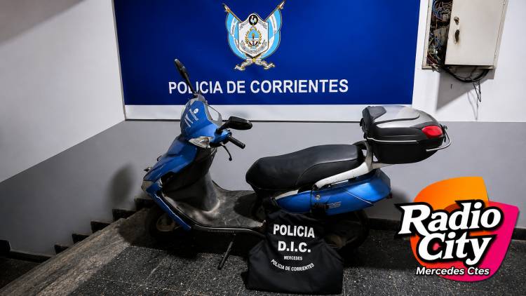 Mercedes: allanamiento en barrio Las Garzas terminó con una moto recuperada y un detenido