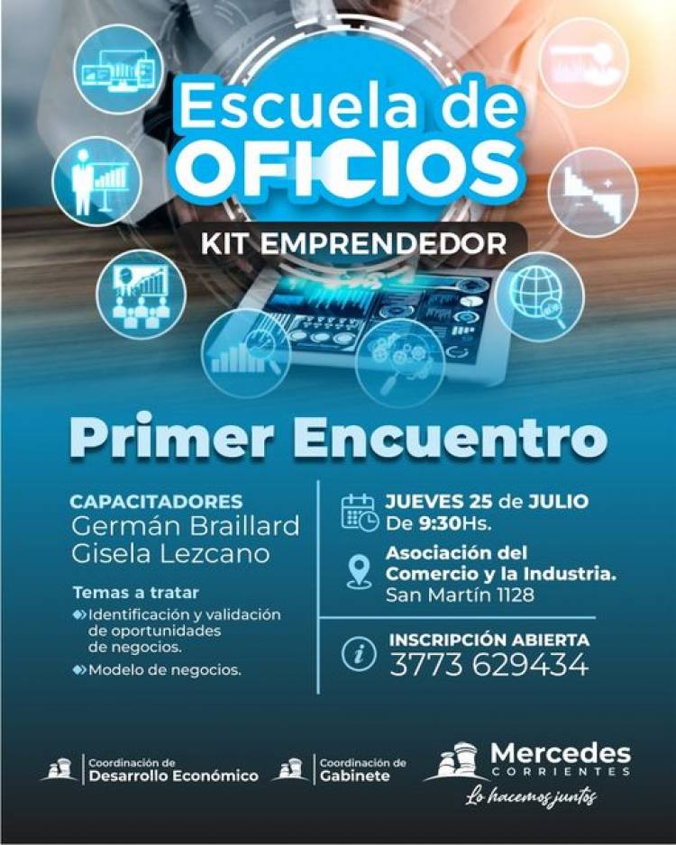 Mercedes : Primer Encuentro De La Escuela De Oficios