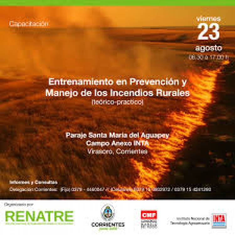 Jornada De Capacitación Entrenamiento En Prevención Y Manejo De Los Incendios Rurales