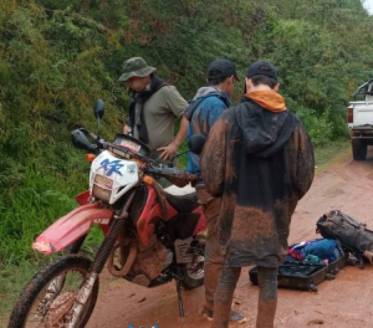 La policía rural recuperó una motocicleta robada en Pellegrini