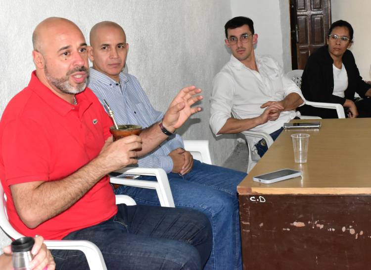 Caly Sánchez y Tincho Ascua visitaron a productores y amigos en Mercedes