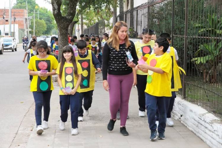 Mercedes: Educar para prevenir seguridad vial municipal en las aulas