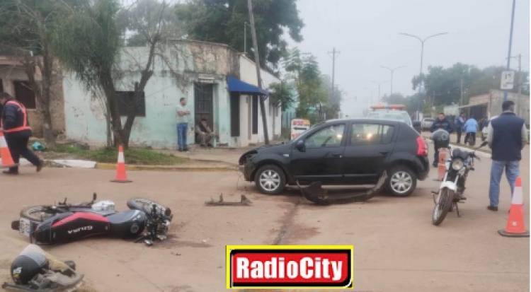 Mercedes: Un motociclista fue atropellado por un automóvil