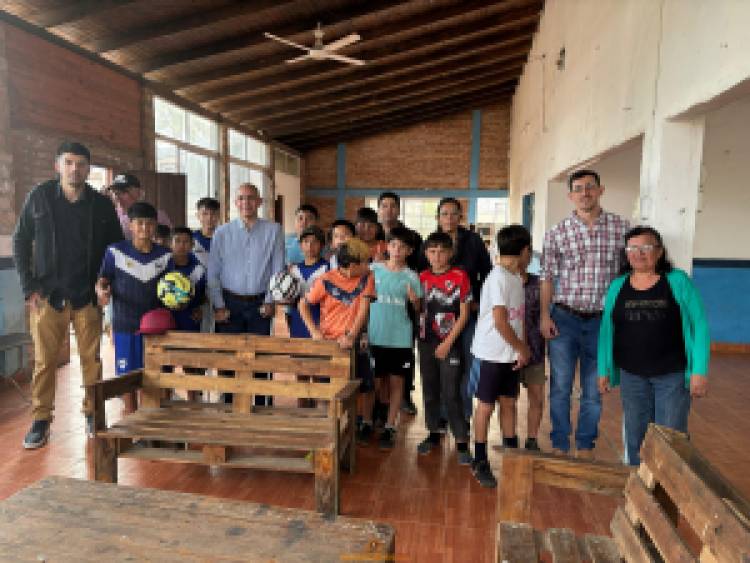 EN CAMPAÑA ! Caly Sánchez visito el Club Paso de los Andes
