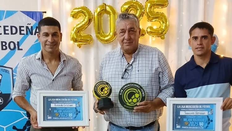 Comunicaciones fue distinguido como la mejor institución masculina en la Fiesta 2025 de la Liga Mercedeña de Fútbol