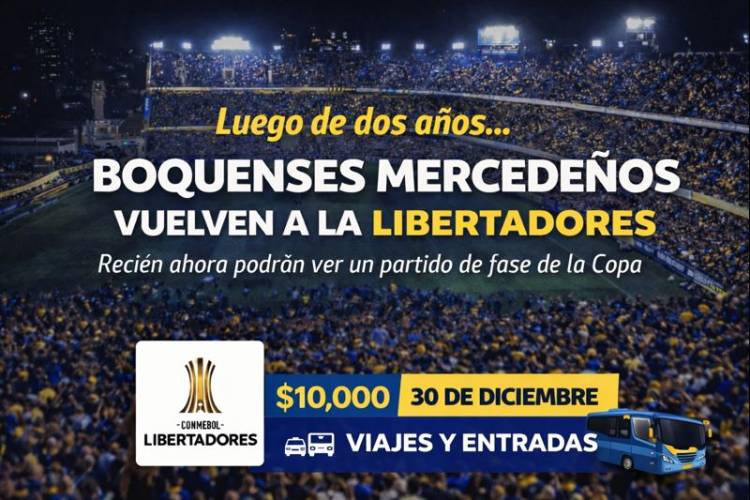 Después de dos años, los boquenses mercedeños vuelven a ilusionarse con la Libertadores