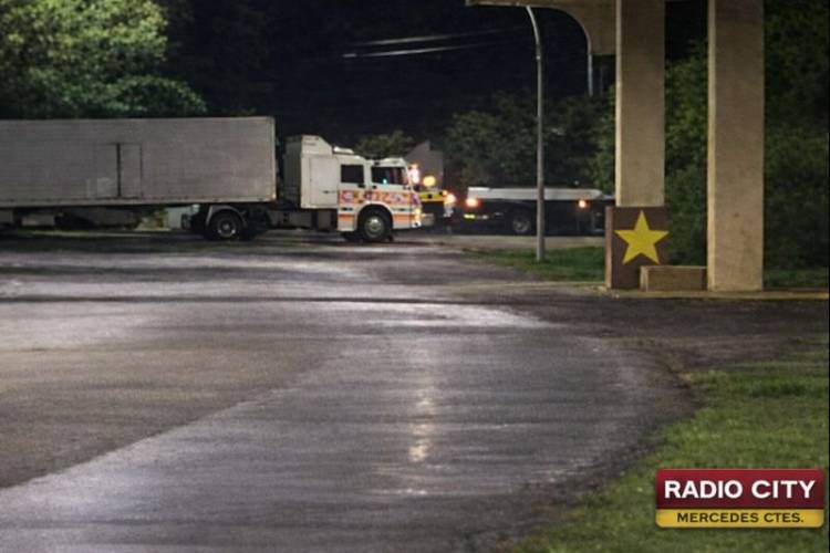 Mercedes : Colisión entre camiones en el Acceso Oeste y Ruta 119