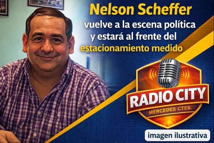 Nelson Scheffer vuelve a la escena política y estará al frente del estacionamiento medido
