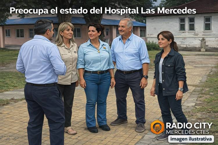 Visita oficial y preocupación por el hospital de Mercedes
