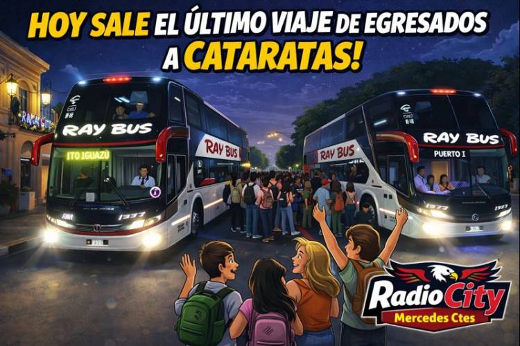 Mercedes : Hoy sale el último viaje de estudiantes rumbo a las Cataratas