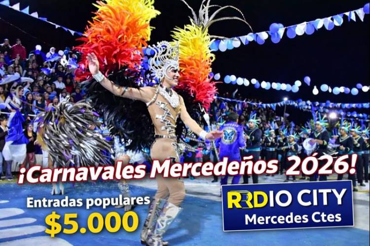 Gran expectativa por los Carnavales Mercedeños 2026: entradas populares a $5.000