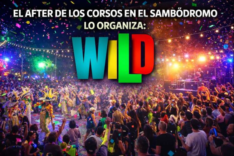 Confirmado: el after oficial de los corsos se realizará en el sambódromo y estará a cargo de WILD