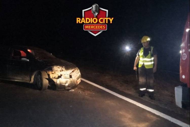 Mercedes : Siniestro vial en la Ruta Nacional 119 sin personas lesionadas