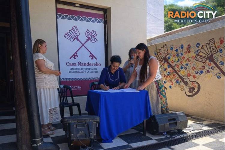 Se firmó un Proyecto de Hermanamiento entre espacios culturales del chamamé
