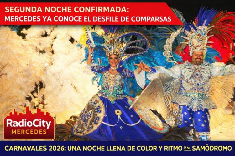 Carnavales Mercedeños 2026: así será el desfile del sábado 31 de enero