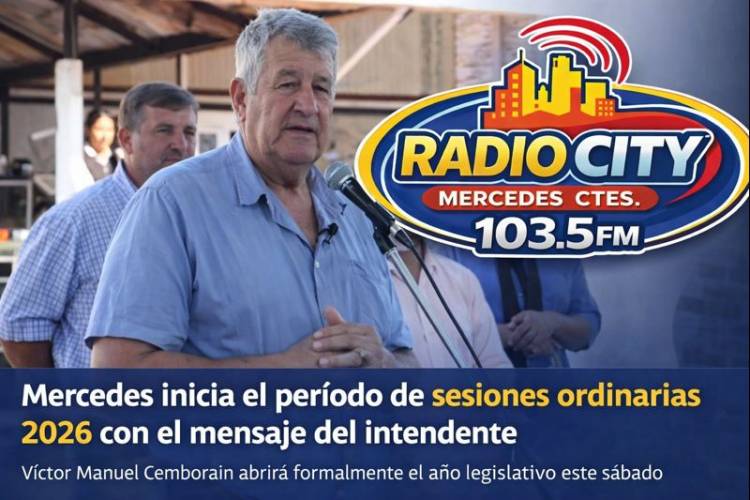 Mercedes: discurso inaugural del intendente marcará el inicio del año legislativo