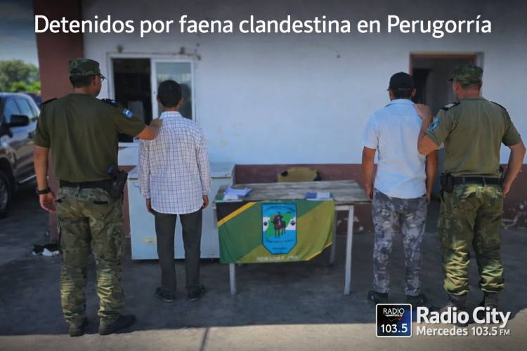 Fuerte golpe al abigeato cerca de Mercedes: dos detenidos en Perugorría por faena clandestina