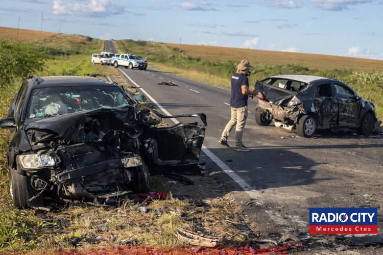 Impactante siniestro en Mercedes: dos conductores graves tras fuerte choque en Ruta 119