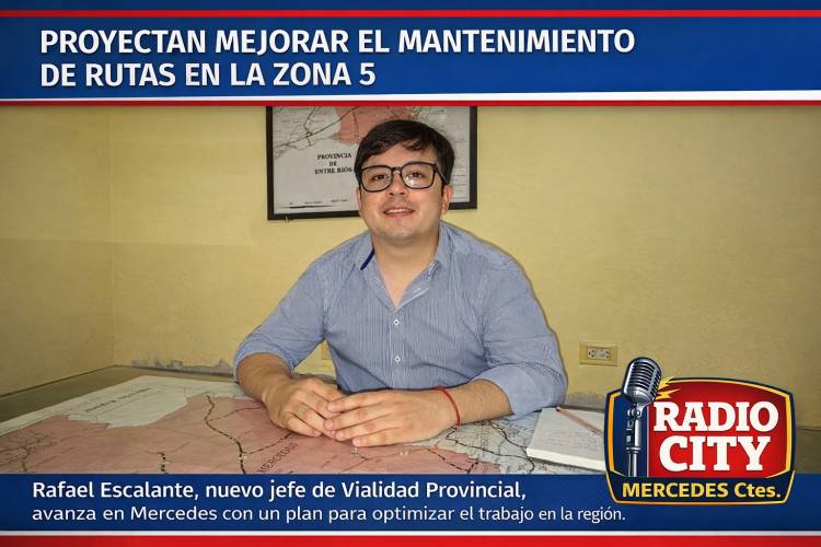 Mercedes: proyectan mejorar el mantenimiento de rutas en la Zona 5 de Vialidad
