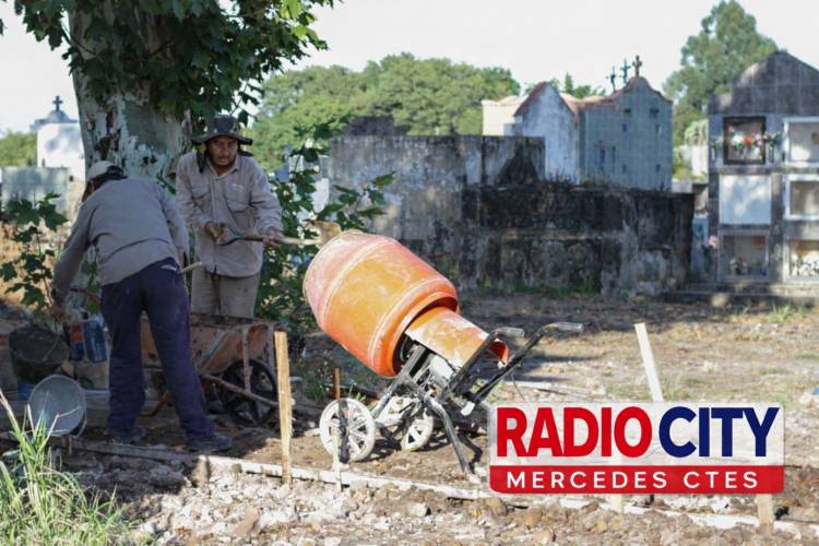 Mercedes: avanza la restauración y puesta en valor del cementerio local
