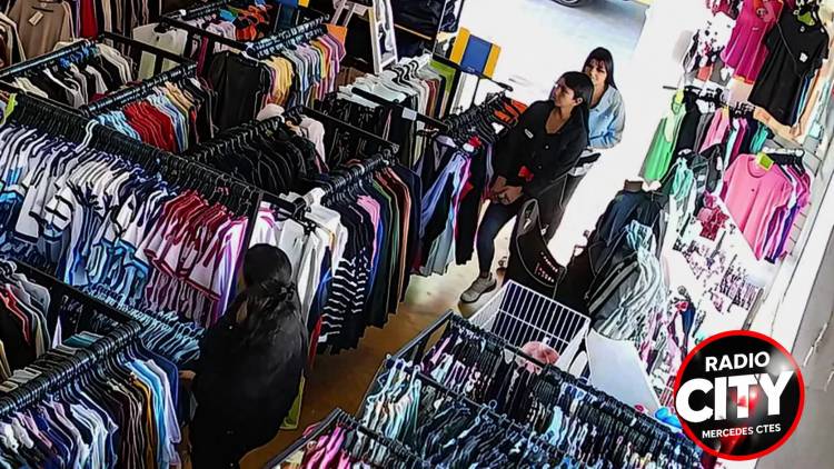MERCEDES: robaron en una tienda céntrica y buscan a los autores
