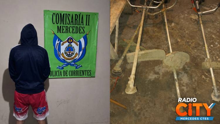 MERCEDES: Terminó con un detenido tras allanamiento por robo en el Club Taragüí