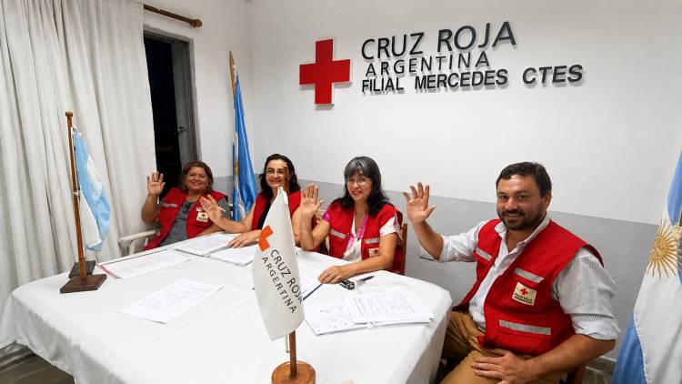 Mercedes: este viernes se realizará la toma de juramento de Cruz Roja en la plaza central