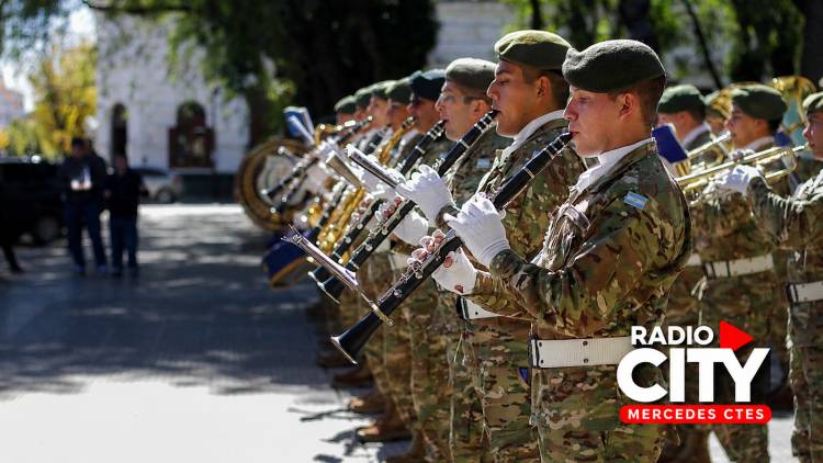 Mercedes celebró el Día del Himno con un concierto de la Banda Militar