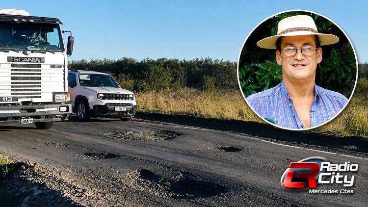 El mercedeño Blas Ferrando cuestionó el estado de las rutas correntinas