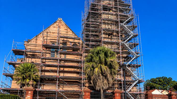 Mercedes: avanzan las obras de puesta en valor en la Iglesia Nuestra Señora de las Mercedes