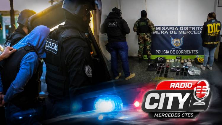 Mercedes: Allanamientos por narcotráfico y sospechas de delivery de cocaína