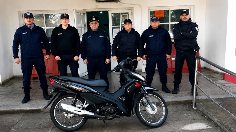 Mercedes: recuperaron en Mariano I. Loza una moto robada en Curuzú Cuatiá