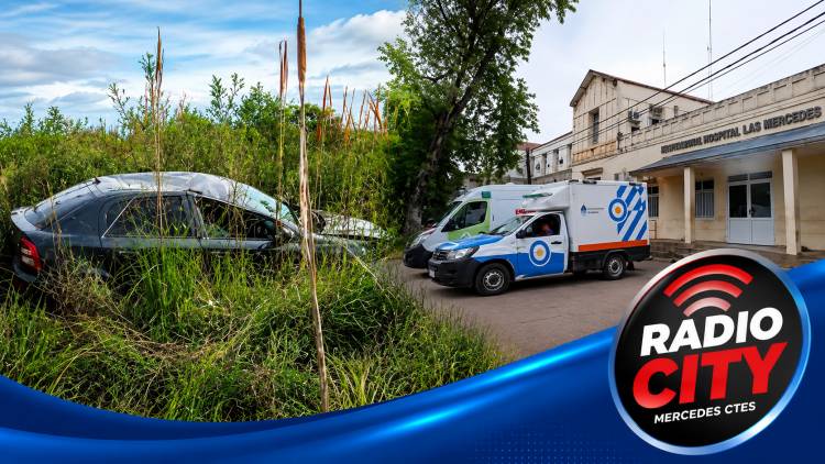 Mercedes: un auto despistó sobre Ruta 119 cerca del acceso principal