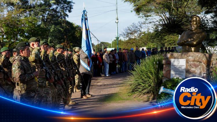Mercedes homenajeó al General Martín Miguel de Güemes en el Parque Mitre