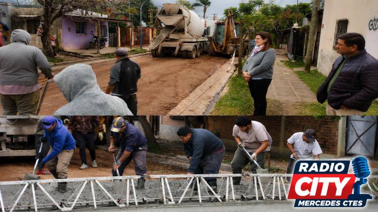 Mercedes: El proyecto de hormigonado prevé extenderse hasta la avenida Paraguay Chiró