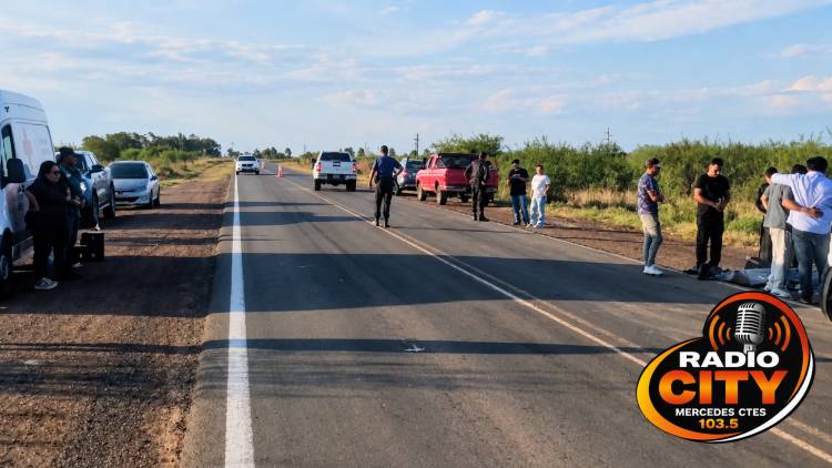 Mercedes : Murió un joven de 23 años tras caer de una camioneta en la Ruta 119