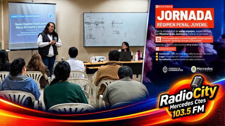 Mercedes: docentes recibirán capacitación sobre el Régimen Penal Juvenil y cómo actuar ante situaciones que involucren a estudiantes